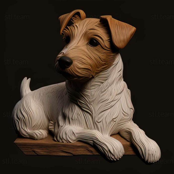 3D модель Собака джек рассел терьер (STL)